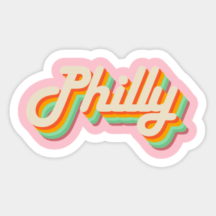 Retro Philly Sticker